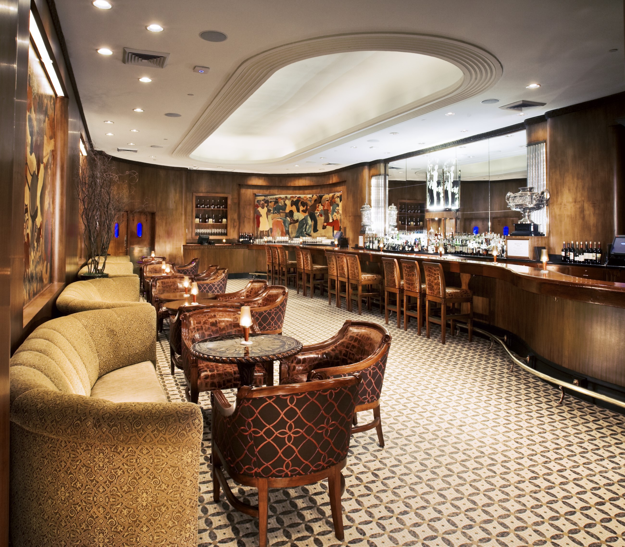 The Sazerac Bar Area Featuring The Bar And Comfortable Seating